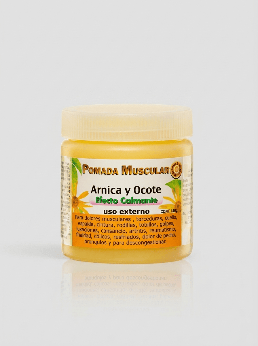 Pomada Muscular Calmante de Árnica y Ocote Florigan 140 g